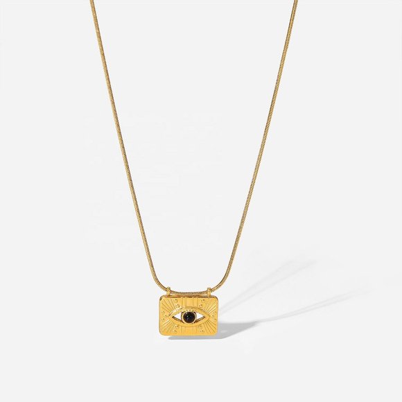 LUXENBERRY Jewelry - Remi Evil Eye Necklace